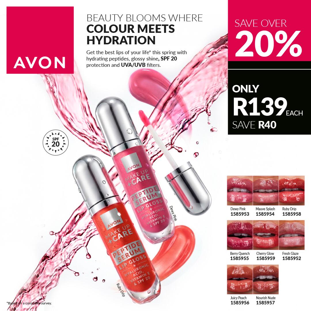 Avon Peptide Serum Lipgloss